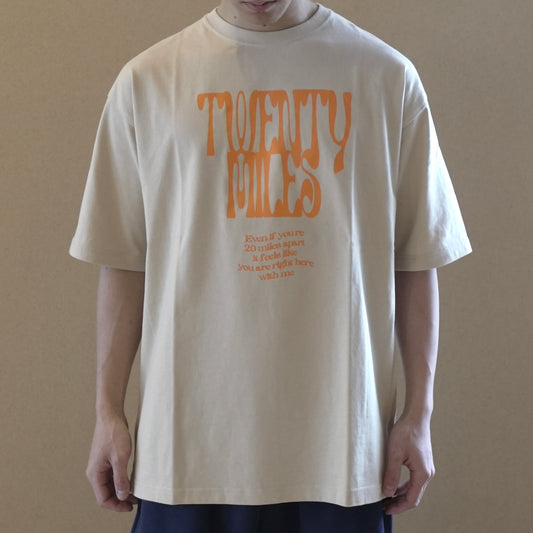 Twenty Miles T-shirt Beige